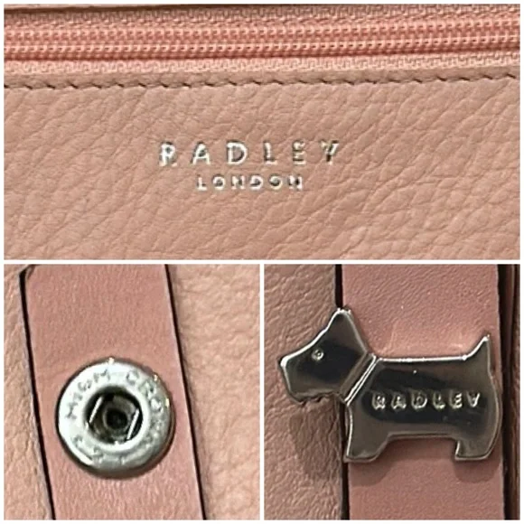 Authentic Radley London West View Medium Bifold Leather Wallet in Pink 🩷 - Picture 8 of 16